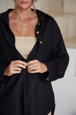 
                  
                    Romania Oversized Linen Shirt
                  
                