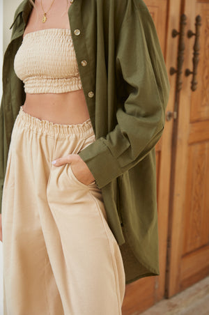 
                  
                    Romania Oversized Linen Shirt
                  
                