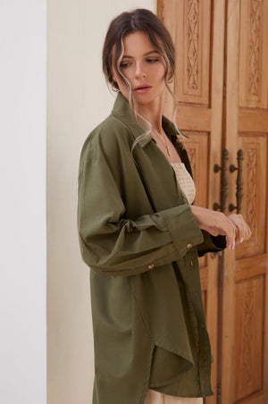 
                  
                    Romania Oversized Linen Shirt
                  
                