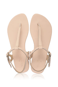 Rosalia T-strap Leather Sandals
