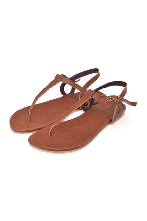 
                  
                    Rosalia T-strap Leather Sandals (Sz. 8.5, 9 & 10)
                  
                