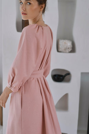 
                  
                    Selene Belted Midi Dress
                  
                